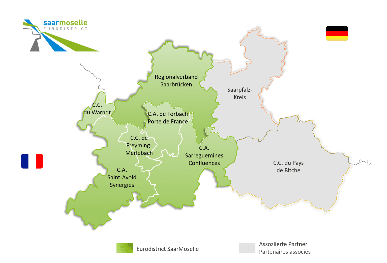 Carte SaarMoselle Carte SaarMoselle